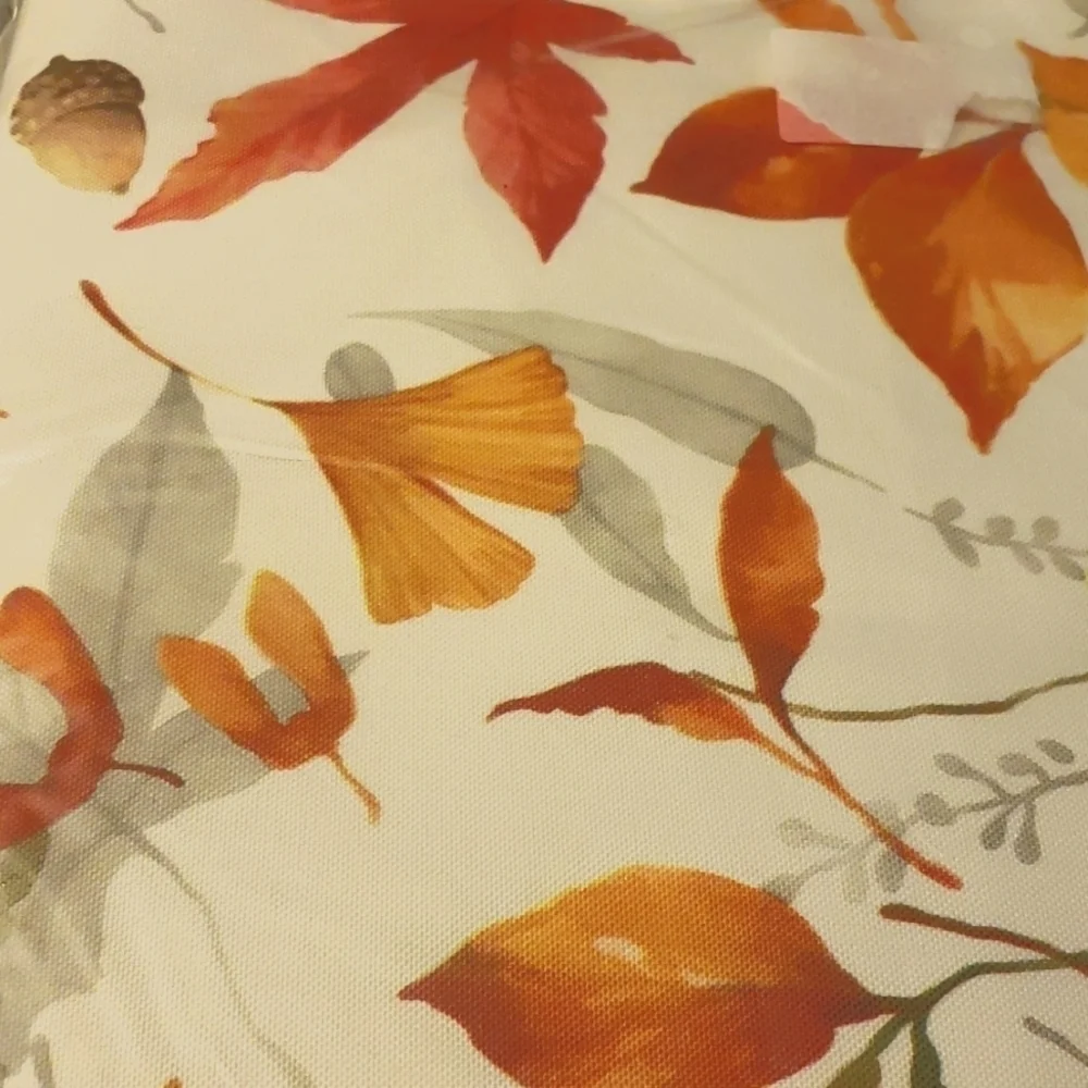 Billiving Dining Table Runner 13 × 72 With Fall Leaves and Ginko 2 Piece Set